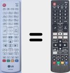 Universal remote control Universal TV LG