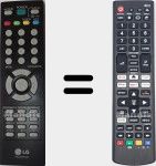 Universal remote control Universal TV LG