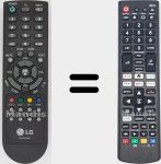 Universal remote control Universal TV LG