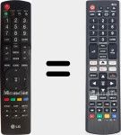 Universal remote control Universal TV LG