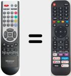 Universal remote control Universal TV Hisense