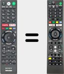 Universal remote control Universal TV Sony