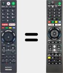 Universal remote control Universal TV Sony