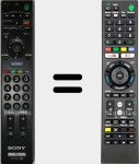 Universal remote control Universal TV Sony