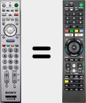 Universal remote control Universal TV Sony