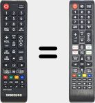 Universal remote control Universal TV Samsung