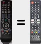 Universal remote control Universal TV Samsung