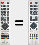 Universal remote control Universal Sharp BT
