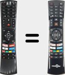 Original remote control RC4390P (23573871)