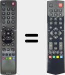 Original remote control PRC260 (06IRPT37PRC260)