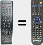 Replacement remote control for AK5900061A