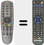 Replacement remote control for 060530