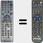 Replacement remote control for VXX2957 (076R0JZ030)