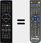 Replacement remote control for 08013248