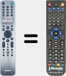 Replacement remote control for RMF-TX621E (100994912)