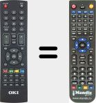 Replacement remote control for 103185970028 (103185970028004)