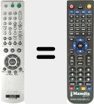 Replacement remote control for RMT-D157P (147772221)