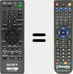 Replacement remote control for RMT-D197A (148943011)