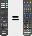 Replacement remote control for RM-AAU168 (149204911)