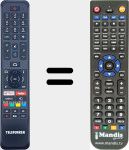 Replacement remote control for RC43160 (23592299)
