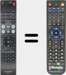 Replacement remote control for RC004CD (30701000500AS)