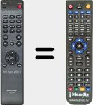 Replacement remote control for RC001HD (30701020300AM)
