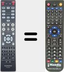 Replacement remote control for RC005NA (30701025800AM)
