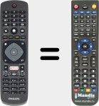 Replacement remote control for YKF406-002 (996597001325)