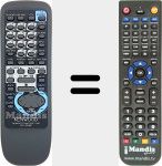 Replacement remote control for RC-552E (A70126205)