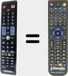 Replacement remote control for TM1250B (AA59-00639A)