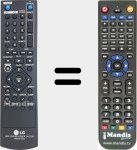 Replacement remote control for AKB35914502
