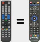 Replacement remote control for BN59-00996A