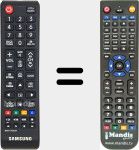 Replacement remote control for BN59-01303A