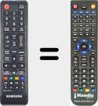 Replacement remote control for BN59-01323A
