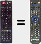 Replacement remote control for BSV22200-V3