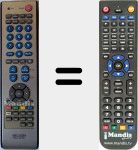 Replacement remote control for BSV4285I