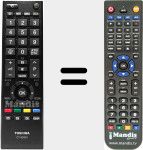 Replacement remote control for CT-90329