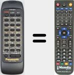 Replacement remote control for EUR643804