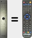 Replacement remote control for TP5 (759551601700)