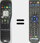 Replacement remote control for RC1804904/06 (50702586)