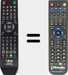 Replacement remote control for LUX 9032 (idi32SHHPB01 (V.2))