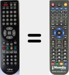 Replacement remote control for iled14SPB19 Slim