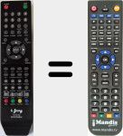 Replacement remote control for i-LED 32 (iled32SGB02-1)