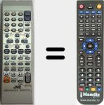 Replacement remote control for RMSTHP7R