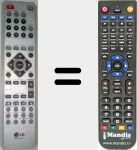Replacement remote control for 6710CDAL01G