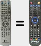 Replacement remote control for 6711R1P091J