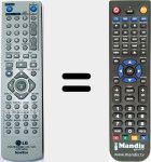 Replacement remote control for AKB31238706