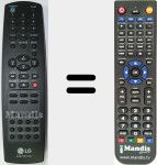 Replacement remote control for AKB73575307