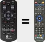 Replacement remote control for MKJ50025104