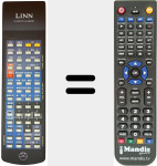 Replacement remote control for Classik